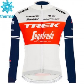 Maillot Cyclisme 2020 Trek-Segafredo Hiver Thermal Fleece N001